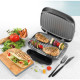 SALTER Cosmos Health Grill - 1000W - Revetement anti-adhésif - Plateau d'égouttoir amovible - Large surface de cuisson