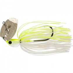 SAKURA Cajun Chatterbait 3/4 OZ - 21G - JC2 (White & Chart)