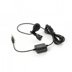 IK iRig Mic Lav Micro Lavalier - Capsule omni-directionnelle - inclus bonnette et clip - câble 150 cm inclus - combo 1