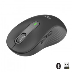 Souris Sans Fil Logitech Signature M650 L - Grande Taille Silencieuse, Bluetooth, Boutons Programmables - Graphite