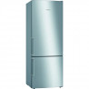 BOSCH KGE58AICP Réfrigérateur combi - 495 L (377 L + 118 L) - Brassé LowFrost - HxLxP 191 x 70 x 77 cm - Inox
