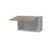 EXTRA - Meuble hotte de cuisine 60cm -  Gris Argile Mat