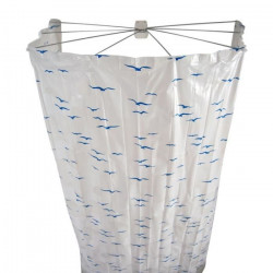 RIDDER Cabine de douche Ombrella 200 cm Bleu 58203