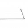 RIDDER Tringle de rideau de douche d'angle Chrome 80x80x2,5 cm