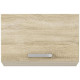 Meuble hotte porte basculante - Décor chene sonoma - L 60 x 31,6 x H 36 cm - LASSEN