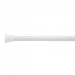 RIDDER Tringle de rideau de douche télescopique 70-115 cm Blanc 55101