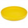MILL'O BÉBÉ - ASSIETTE 100% BIOSOURCÉE ET BIODÉGRADABLE - SANS BPA - MICRO-ONDABLE - JAUNE d 17,8 x h 2,2 cm