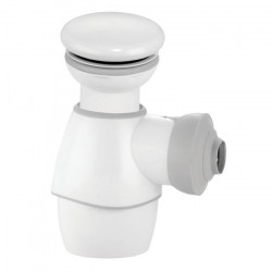 WIRQUIN Ensemble tout en 1 Universel Quick-Clac - Galet blanc - Lavabo