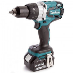 MAKITA Perceuse-visseuse a percussion Brushless DHP481RTJ - 115 Nm - Avec 2 batteries 18 V et coffret Makpac