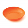 MILL'O BÉBÉ Assiette Micro-Ondable Polypropylene 18,5 cm Orange Agrumes Opaque