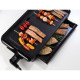 SALTER Family Health Grill - 2000W - Revetement anti-adhésif - Plaque chauffante - Voyants d'alimentation - Bac d'égouttement