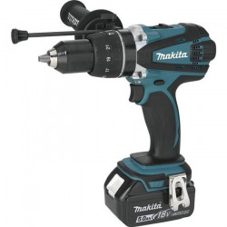 MAKITA Perceuse visseuse a percussion - 13 mm 2x5ah 18 V Li-ion (coffret Makpac) -DHP458RTJ