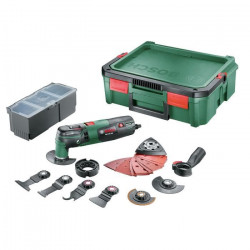 Outil multifonction Bosch - PMF 250 CES (Livré avec 1 boîte a outils SystemBox, 20 Accessoires)