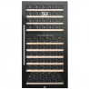 La Nouvelle Cave by Continental Edison Cave a vin double zone 110 bouteilles, 9 + 1 clayettes bois, 42 dB, noir