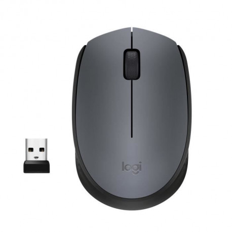 LOGITECH - Souris Sans Fil M170 - Gris