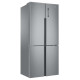 HAIER HTF-452DM7 - Réfrigérateur multi-portes - No Frost - 468L (314+ 154) - L83.3 x H190 cm - Inox