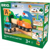 Brio World Circuit Transport de Fret - Coffret complet 19 pieces - Circuit de train en bois - Ravensburger - Mixte des 3 ans …