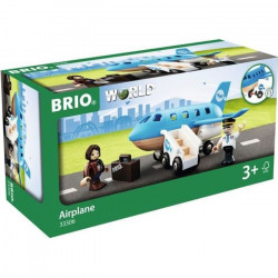 Brio World Avion de Voyageurs - Accessoire pour circuit de train en bois - Ravensburger - Mixte des 3 ans - 33306