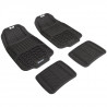 MICHELIN Tapis caoutchouc haute densité 4 pieces Noir