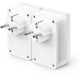TP-Link TL-PA7017P KIT(FR) CPL 1000Mbps, Prise CPL avec 1 Port Gigabit et Prise Intégrée, Boitier CPL Kit de 2