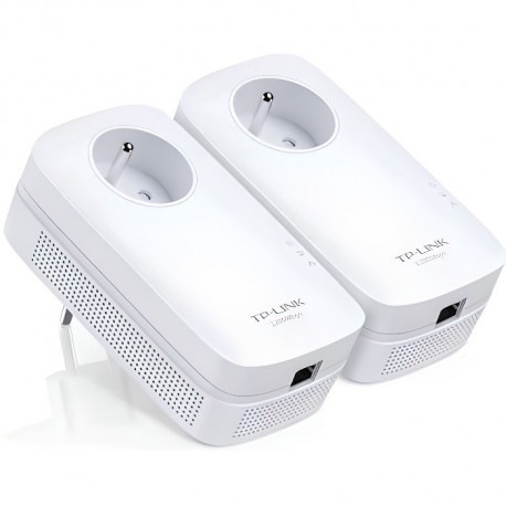 TP-Link TL-PA8015P KIT kit de 2 CPL 1300 Mbps avec 1 Port Ethernet Gigabit et Prise Intégrée