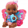 My Garden Baby - Bébé Papillon Corail Boit et Fait Pipi, 30 cm, couche, vetements et ailes amovibles - Poupée / Poupon - Des …
