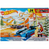 Hot Wheels - Calendrier de l'Avent, avec 24 surprises, dont 8 véhicules a l'échelle 1/64 et accessoires - Petite Voiture - De…