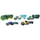 HOT WHEELS Camion Transporteur Track Stars 15 cm (modele aléatoire) Remorques Interchangeables pouvant contenir un véhicule 1:64