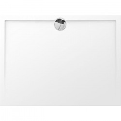 ALLIBERT Receveur de douche Slim rectangle bonde centrée - 90 x 120 cm - Blanc