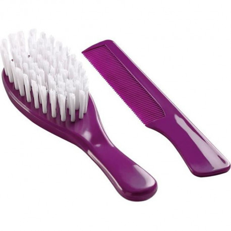 THERMOBABY Brosse et peigne - Prune