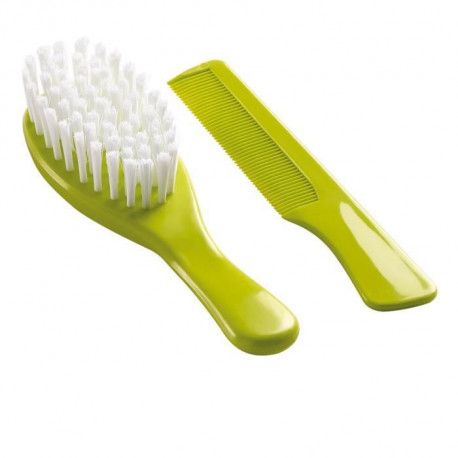 THERMOBABY Brosse et peigne - Vert anis