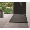 MITOLA Receveur en résine composite OASIS 120x80 anthracite