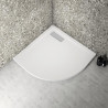 Receveur de douche extra plat 80x80 cm - quart de cercle - UltraFlat New - blanc - Ideal Standard