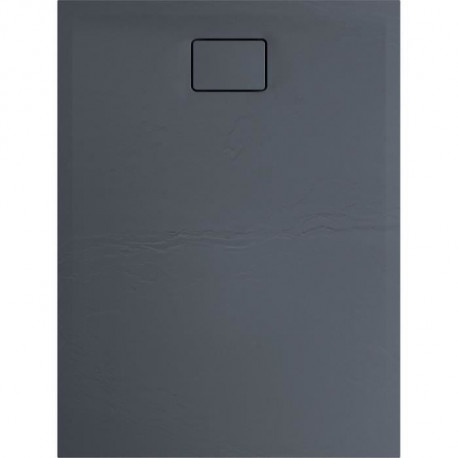 ALLIBERT Receveur de douche effet pierre Terreno - 120x90 cm - Gris