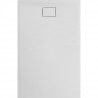 ALLIBERT Receveur de douche effet pierre Terreno - 140x90 cm - Blanc