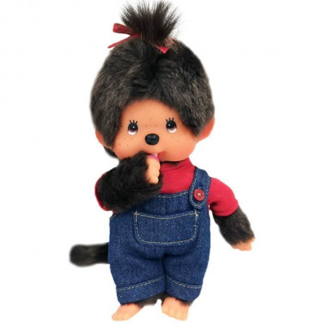 BANDAI - Monchhichi - Salopette - Fille & T-shirt - Rouge