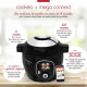 MOULINEX CE859800 Cookeo+ Connect Multicuiseur 6 L, Cuisson sous pression, Dorage, Mijotage, Recettes préprogrammées, Applica…