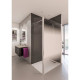 AURYS Paroi de douche en kit BALEARES  MIST 2 - Verre Timeless 8 mm trempé by Saint-Gobain - L.140 cm x  H.198 cm