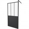 PAROI FIXE 100X200 STYLE INDUSTRIEL NOIR