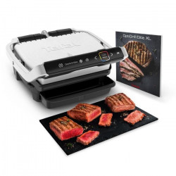 TEFAL GC750D12 Optigrill Elite Grill électrique, Technologie brevetée, Marquage intensif, 12 programmes, Intuitif, Plaques am…