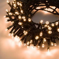 Lotti Guirlande LED d'extérieure NoeL XmasKING - 300 LED - 24V - Blanc chaud - 12,5 metres