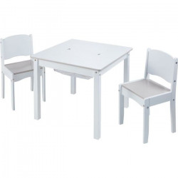 MOOSE TOYS Ensemble table créative et 2 chaises blanches pour enfants