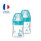 Dodie - Lot de 2 Biberons Initiation+ 150ml Valentin Lagoon