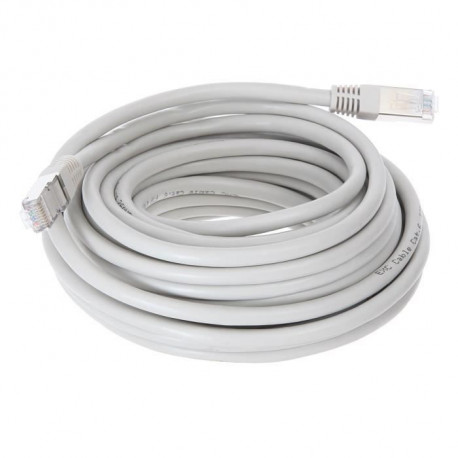 Câble RJ45 CONTINENTAL EDISON cat.6 blindé FTP 10 m