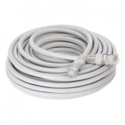 Câble RJ45 CONTINENTAL EDISON cat.6 blindé FTP 15m