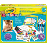 Crayola - Mini Kids - Mon premier coffret de coloriage et de gommettes  - Coloriage pour enfant et tout petit
