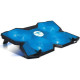 Spirit Of Gamer Refroidisseur PC AirBlade 500 Blue - 17 - Quadruple ventilateurs LED - Noir / Bleu