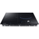 Table de cuisson induction - SAMSUNG - 3 zones - NZ63J9770EK/EF - L60 cm - 6800W - Revetement verre - Noir