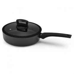 KITCHEN FUN BY BEKA 13865244 Twist Sauteuse + couvercle 24 cm - Tous feux + induction - Noir