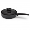 KITCHEN FUN BY BEKA 13865244 Twist Sauteuse + couvercle 24 cm - Tous feux + induction - Noir